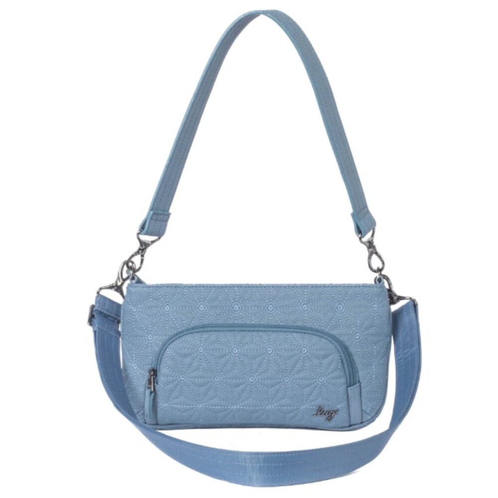 Brand New Lug Blue Moon Flyer Matte Luxe VL Convertible Crossbody Bag